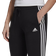 adidas Women's Essentials Fleece 3-Stripes Pants - Black/White