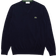 Lacoste V-neck Organic Cotton Sweater - Navy Blue