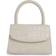 BY FAR Mini Leather Croco Embossed Leather - Cream