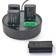 Verbatim Xbox Controller Rechargeable Battery Charging Stand - Black