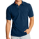 Hanes CottonBlend EcoSmart Jersey Polo with Pocket 2-Pack - Navy