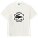 Lacoste Crew Neck 3D Printed logo Cotton T-shirt Unisex - White