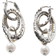 John Hardy Palu Drop Link Transformable Earring - Silver/Gold/Pearl