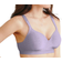 Comfort Revolution Shaping Wireless Smoothing Bra - Amethyst Dot