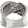 John Hardy Twisted Band Ring - Silver/Diamond