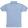 Hanes Kid's Cotton-Blend EcoSmart Jersey Polo - Light Blue (054Y)