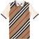 Burberry Kid's Icon Stripe Wool Blend Polo Shirt - Beige (P00577488)