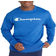 Champion Powerblend Fleece Crew Script Logo - Bright Royal