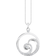 Thomas Sabo Wave Necklace - Silver/Transparent