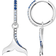Thomas Sabo Tail Fin Hoop Earrings - Silver/Blue/Transparent