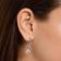 Thomas Sabo Tail Fin Hoop Earrings - Silver/Blue/Transparent