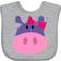 Inktastic Girl Hippo Infant Bib