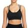 Nike Yoga Dri-Fit ADV Indy Light-Support Seamless Non-Padded Sports Bra - Black/Black/Iron Grey