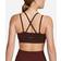 Nike Yoga Dri-Fit ADV Indy Light-Support Seamless Non-Padded Sports Bra - Oxen Brown/Black/Iron Grey