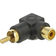 DeLock Angled RCA-RCA Adapter M-F