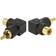 DeLock Angled RCA-RCA Adapter M-F