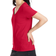 Hanes Women's Perfect-T Short Sleeve V-Neck T-Shirt - Deep Red