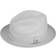 Bailey Tate Braided Fedora Bucket Hat - Light Grey