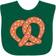 Inktastic Pretzel Infant Bib Unisex