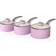 Swan Retro Set di pentole con coperchio 3 Parti
