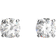 Swarovski Attract Stud Earrings - Silver/Transparent