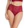 Hanky Panky Retro Lace V-Kini Briefs - Cranberry