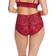 Hanky Panky Retro Lace V-Kini Briefs - Cranberry