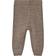 Little Jalo Baby's Knitted Pants - Wood Brown