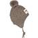 Little Jalo Knitted Beanie - Wood Brown