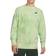 Nike Sportswear French Terry Crew Sweater - Vivid Green/Rush Orange