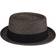 Bailey Waits Braided Pork Pie Bucket Hat - Midnight Brown