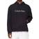 Calvin Klein Men's Relaxed Fit Standard Logo Terry Hoodie - Black Beauty