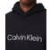 Calvin Klein Men's Relaxed Fit Standard Logo Terry Hoodie - Black Beauty