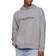 Calvin Klein Men's Relaxed Fit Standard Logo Terry Hoodie - Medium Grey Heather