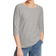 Hanes Women's Stretch Cotton Raglan Sleeve Tee - Grey Heather