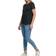 DKNY Short Sleeve Sequin Pocket T-shirt - Black