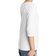 Hanes Women's Stretch Cotton Raglan Sleeve Tee - White