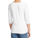 Hanes Women's Stretch Cotton Raglan Sleeve Tee - White