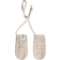 Little Jalo Baby's Knitted Mittens - Cream