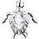 Thomas Sabo Charm Club Single Turtle Ear Stud - Silver/Transparent