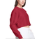 Champion Reverse Weave Cropped Cut-Off Crew Sweatshirt - Cranberry Tart