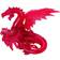 Bepuzzled 3D Crystal Puzzle Dragon 56 Pieces Red