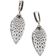 John Hardy Radial Drop Earring - Silver/Black