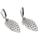 John Hardy Radial Drop Earring - Silver/Black