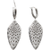 John Hardy Radial Drop Earring - Silver/Black