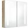 vidaXL Badkamerkast Met Spiegel En LED 62 x 14 x 60 cm