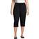 Hanes Women's JMS French Terry Capris - Black