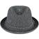 Bailey Billy Braided Trilby Bucket Hat - Black Heather