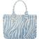 Vince Camuto Orla Tote - Blue Multi Zebra Print