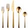 Mepra Linea Oro Flatware Cutlery Set 5pcs